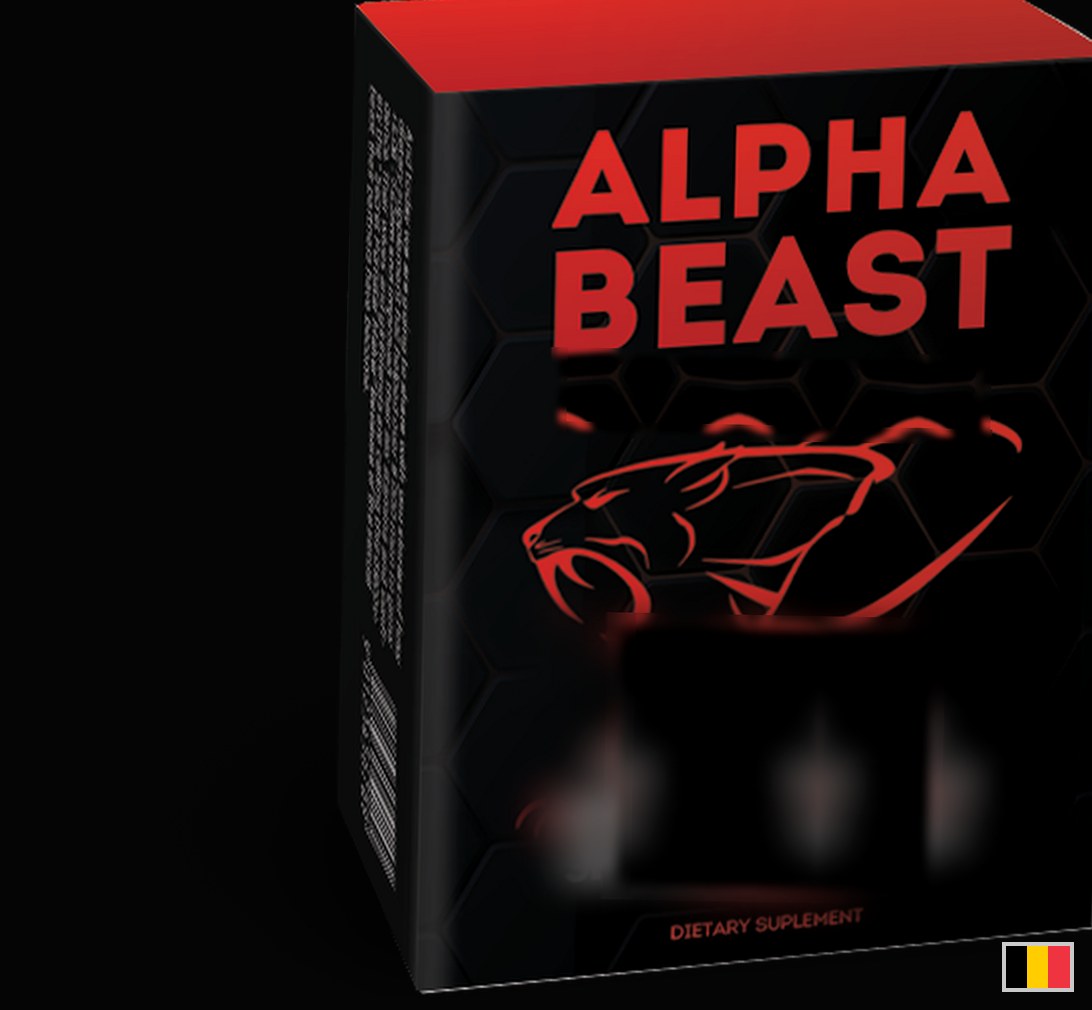 Alpha Beast — boîte du complément alimentaire au logo de la panthère